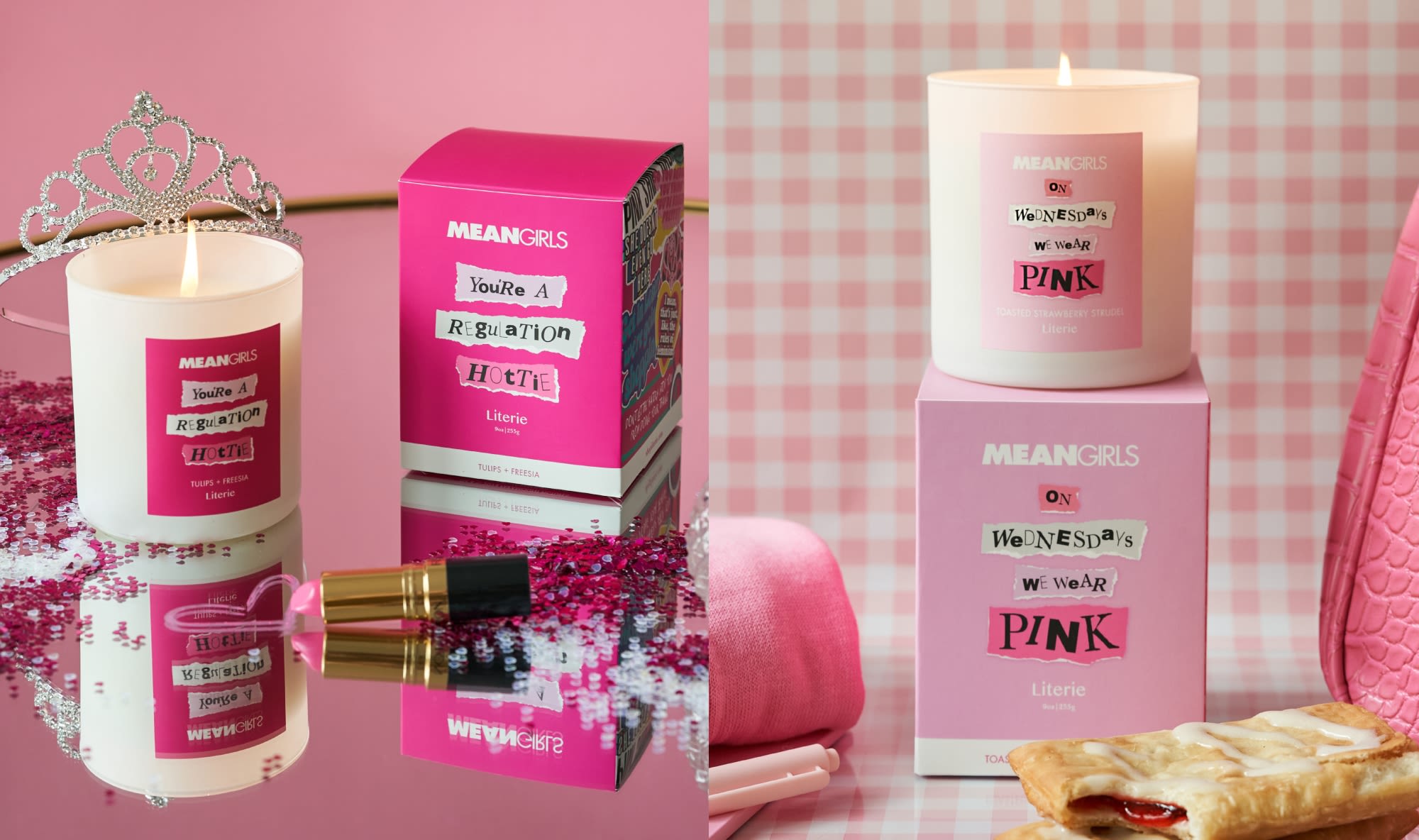 Literie Debuts ‘Mean Girls’-inspired Scented Candle Collection for the Film’s 20th Anniversary