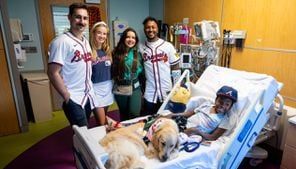 Atlanta Braves players bring smiles and gifts to patients at Children’s Healthcare of Atlanta