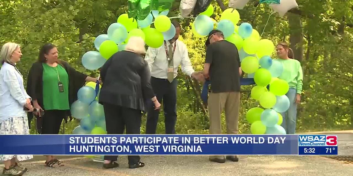 Students at Explorer Academy help dedicate new trail during Better World Day