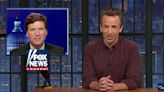 Seth Meyers Digs Into Fox’s ‘Oppo File’ on Tucker Carlson