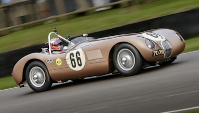 Jenson Button to drive his Jaguar C-Type at Rolex Monterey Motorsports Reunion