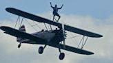 Adrenaline junkie,73, completes charity wing walk