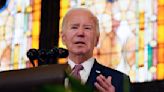 Biden condemns white supremacy in a campaign speech at a church where Black people were killed