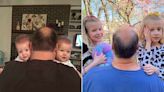 Dad Takes Same Sweet Snap with Twins for 8 Years Running: ‘Growing Older Together’