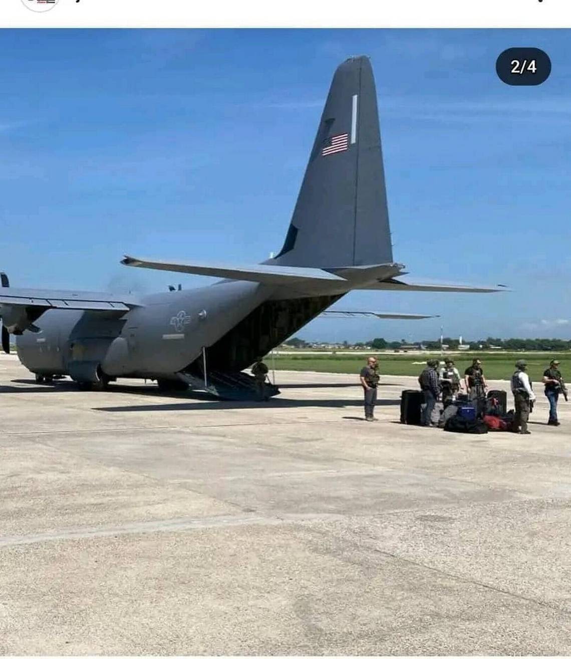 U.S. military aircraft lands in Haiti. Pentagon says it’s supplies, personnel for embassy