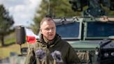 Polish and Lithuanian leaders oversee military drills along their shared border