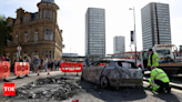 British police boost presence after night of rioting in Sunderland - Times of India