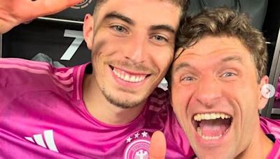 Da simmer wieder wer! Kai Havertz und Thomas Müller