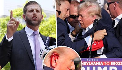 Eric Trump speaks out after dad Donald is shot at rally: ‘Toughest man I have ever met’