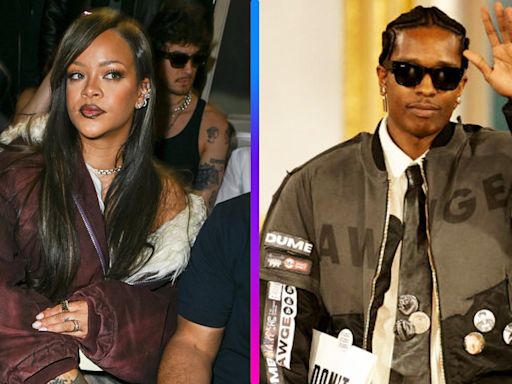 Rihanna Is Front Row for A$AP Rocky's Debut Runway Show During Paris Fashion Week
