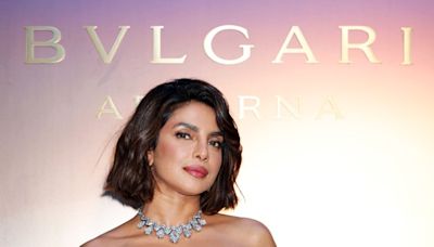 Priyanka Chopra Jonas Wears a $43 Million Necklace in Rome