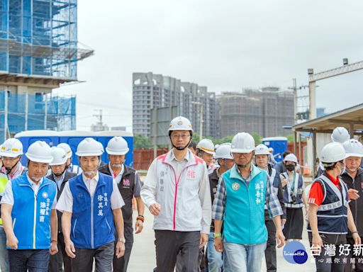 張善政視察桃園航空城安置住宅 5/10起展開選屋作業