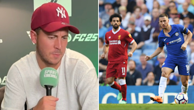 Eden Hazard didn't hesitate when asked who's better between him and Liverpool forward Mo Salah