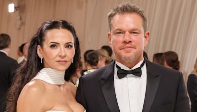 Matt Damon and Luciana Barroso Turn 2024 Met Gala Into Rare Date Night