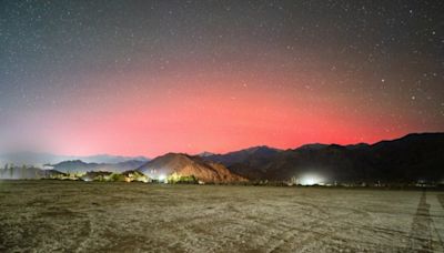 In Pics: Rare Celestial Lights Seen In Ladakh After Intense Solar Storms