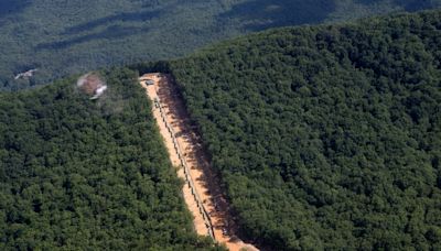 Section of Mountain Valley Pipeline in Roanoke ruptures during pressure test