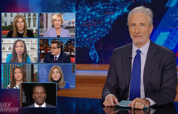 ‘The Daily Show’: Jon Stewart Calls Out Cable News Networks For How They Cover Donald Trump Amid Hush Money Trial