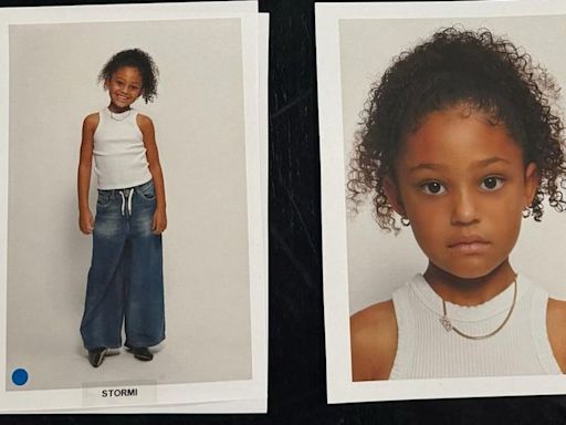 Kylie Jenner's daughter Stormi, 6, models during almost missed PFW moment