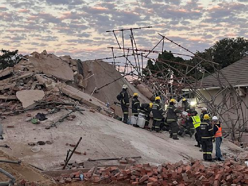 Hope for South Africa building collapse survivors fuels massive search and rescue operation