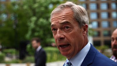 Farage says Reform UK campaigner made homophobic remarks because he was drunk after football