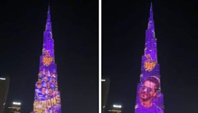 WATCH: Burj Khalifa Lights up in Purple to Congratulate Kolkata Knight Riders and SRK For Being Crowned Champions of IPL 2024 - News18