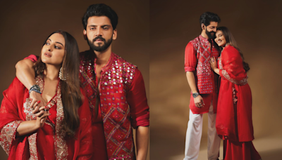 Sonakshi Sinha Says 'Laal Hai Mere Dil Ka Haal' As She Twins With Zaheer Iqbal In Stunning Red Fit, Netizens REACT