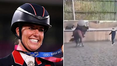 Se filtró el video por el que sancionaron por maltrato animal a la campeona olímpica Charlotte Dujardin
