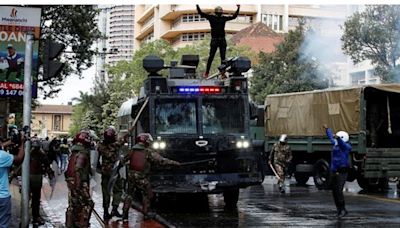 Thousands had taken to the streets of Nairobi and several other cities during two days of protests last week.