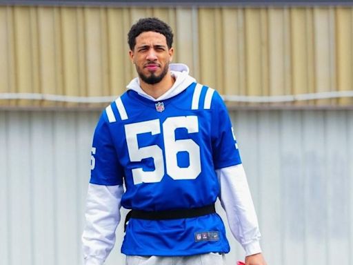 Quenton Nelson betrayed his Knicks fandom with a bold Pacers prediction after seeing Tyrese Haliburton wear his Colts jersey