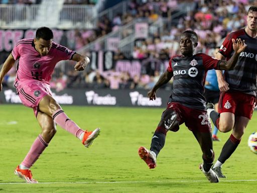 El Inter Miami sin Messi, pero con un gran Redondo, roza la goleada ante Toronto y recupera la cima del Este