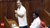 What I sought to convey in House is ground reality: Rahul | India News - Times of India