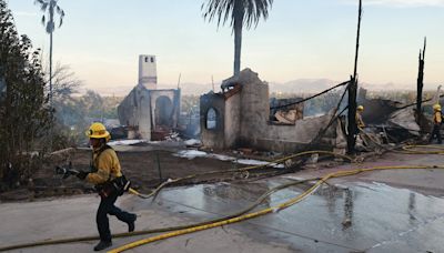 Edgehill Fire destroys San Bernardino County homes as temps soar in California
