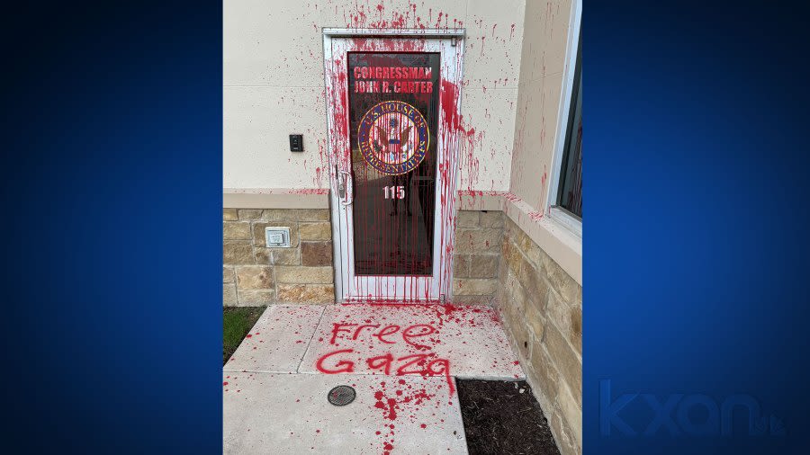 Man arrested in connection with vandalism at Texas congressman’s office in Georgetown