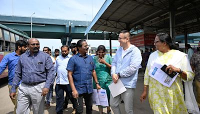 Officials inspect proposed site for metro rail in Coimbatore