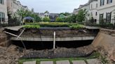 Million-dollar homes emptied as sink hole opens up in luxury community