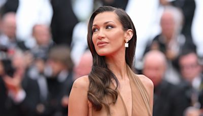 Bella Hadid Freed the Nipple in a transparent Saint Laurent Gown at the 2024 Cannes Film Festival