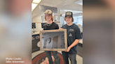 Shadow box from historic Pekin building holds Civil War medal