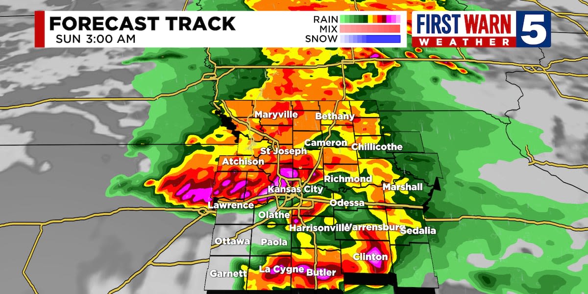 First Warn Weather Day declared for both Saturday & Sunday