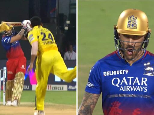 WATCH: Faf Du Plessis Stunned As Virat Kohli Hits Six On Roof Of Chinnaswamy During RCB Vs CSK IPL 2024 Match