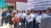 Docentes de nivel medio superior en Tehuacán realizan paro por falta de pago