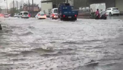 大雷雨襲擊南台灣釀淹水 嘉義機場暫停地面作業