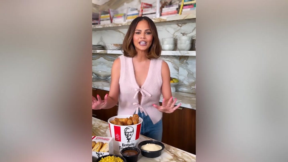 Chrissy Teigen reveals ‘what all mothers want’ in new KFC advert