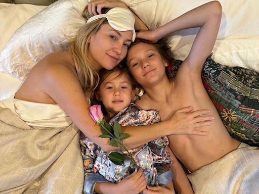 Kate Hudson Shares Rare Photos of Son Bingham on Vacation and Fans Think He Looks Like River Phoenix