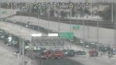 Fiery wrong-way crash kills 2, shuts down 215 in northwest Las Vegas