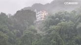 南投仁愛大雨狂下 廬山麗來飯店地基掏空