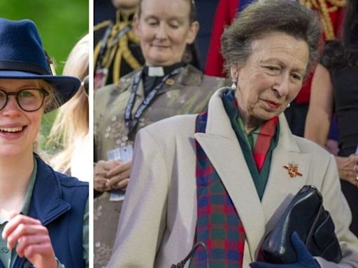 Anne beams as she shares sweet moment with Lady Louise Windsor in new role