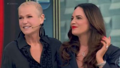 Xuxa revela 'técnica própria' para se bronzear com Luiza Brunet na laje