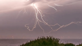 Thunderstorms reported after Met Office warning
