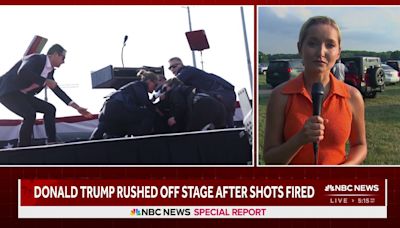 Networks Go Live When Trump Rally Gets Violent