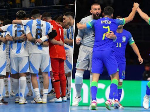 Argentina vs Brasil en la final del Mundial de Futsal: a qué hora y por donde verlo en vivo